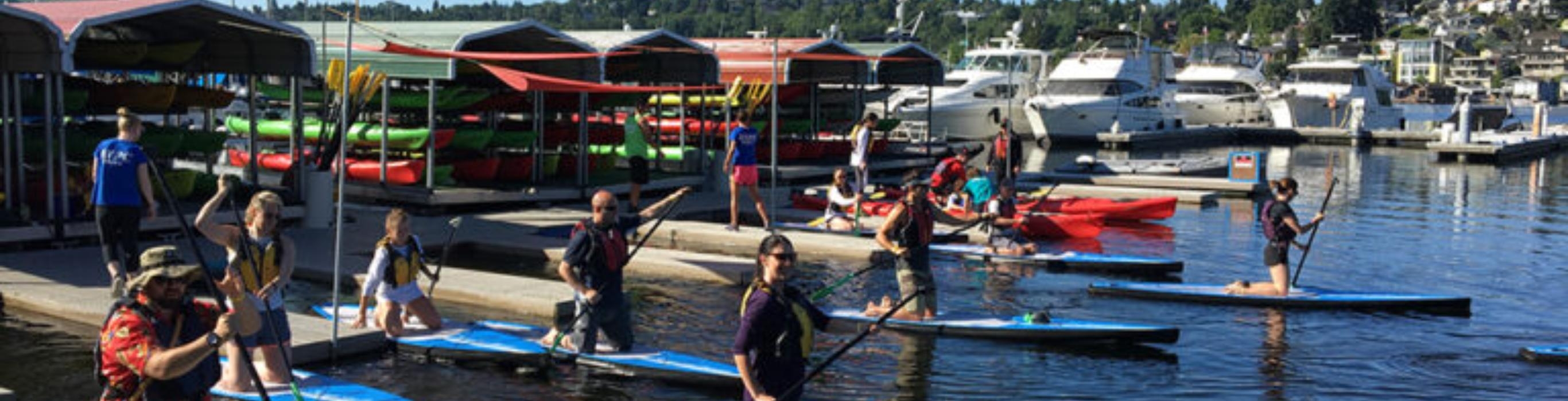 2023 Clean Lake Union Paddle Board Race in Seattle, WA, Sep 8, 2023